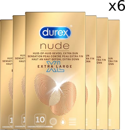Durex - Condooms - Nude XL - 10st x6