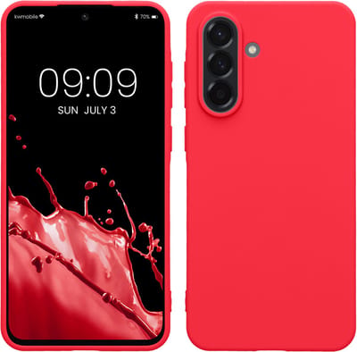 kwmobile telefoonhoesje geschikt voor Samsung Galaxy A56 5G - Hoesje voor smartphone - Back cover in neon roze