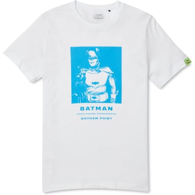 Batman Surf's Up Image Gotham Point t-shirt - Wit - L