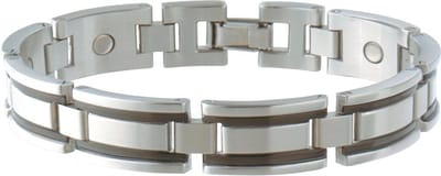 Magneet Armband Executive Black Stripe - L