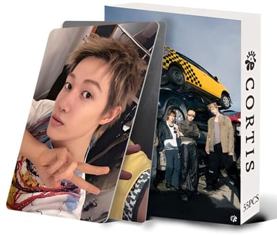 Dailygoods- Lomo-kaarten 55 stuks - K-pop ansichtkaarten - Verjaardagscadeau voor fans - Duurzaam papier - Tweezijdig ontwerp - Afmetingen 85 x 55 mm