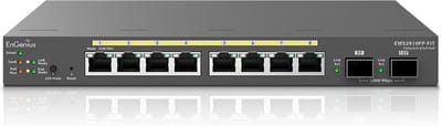 Managed Gigabit PoE+ Switch met 8 Poorten en 110W Power Budget