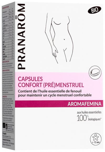 Pranarôm Aromafemina Biologische (Pre)Menstruele Comfort Capsules 30 Capsules