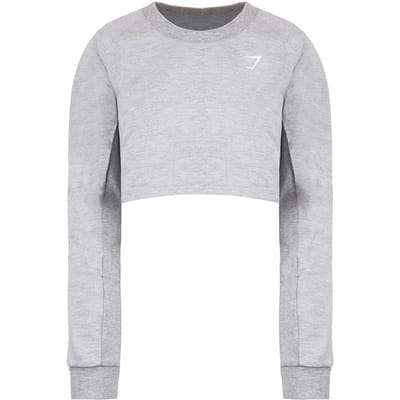 Gymshark Trui in Grijze Mergel voor dames