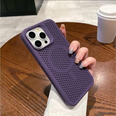 Warmteafvoer Mesh Magsafe Hoesje Voor iPhone 16 15 12 13 11 14 Pro Max plus Koel Ademend Magnetisch Draadloos Opladen Cover For iPhone 12 12 Pro