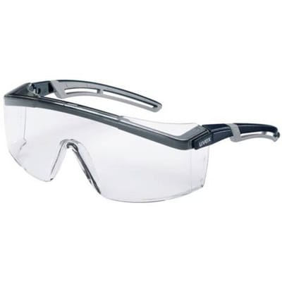 uvex astrospec 9164187 Veiligheidsbril Incl. UV-bescherming Grijs, Zwart EN 166, EN 170 DIN 166, DIN 170