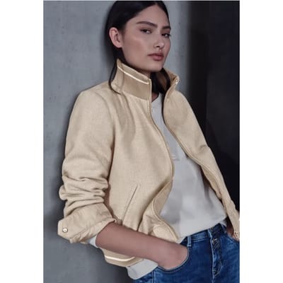 Blouson met college details