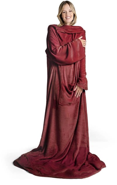 Dailygoody - Deken Trui - Draagbare deken - Uniseks - Diverse Kleuren - Hoodiedeken met Mouwen - Geschikt voor Dames, Heren en Kinderen