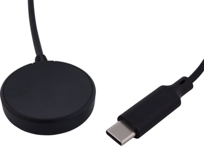 USB-C Oplaadkabel – Geschikt voor Samsung Galaxy Watch 3 t/m Ultra & FE – 1 Meter – Magnetische Draadloze Oplader – Zwart