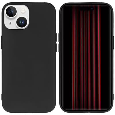 imoshion Hoesje - Geschikt voor Apple iPhone 15 - Color Backcover - Zwart