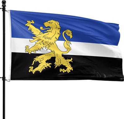 VlagDirect - Hilvarenbeek vlag - Gemeente Hilvarenbeek vlag - 90 x 150 cm.