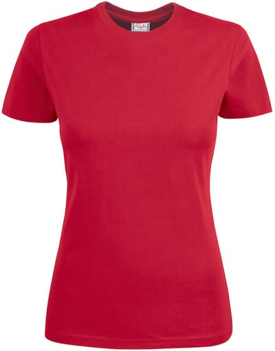 Printer HEAVY T-SHIRT LADY 2264014 - Rood - L