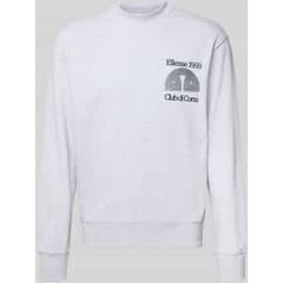 Sweatshirt met labelstitching
