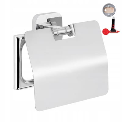 tesa® Elegaant toiletrolhouder, chroom, uniek ontwerp
