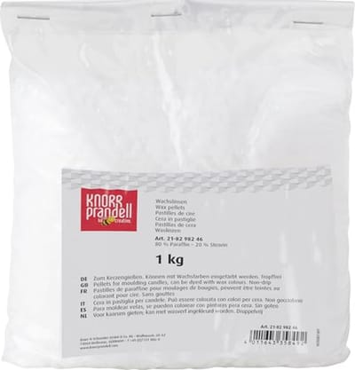 Witte Wax Pellets voor Kaarsen Maken - 1 kg