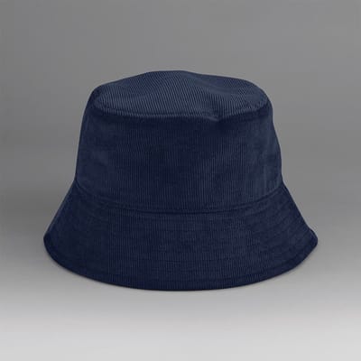 EarthAware® Organic Cord Bucket Hat - Oxford Navy - S/M