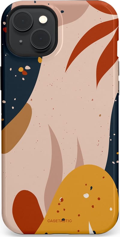 Casetastic Hoesje Geschikt voor Apple iPhone 15 Plus Magsafe - Stijlvolle Beschermende Duo-layer Case - Terravorm