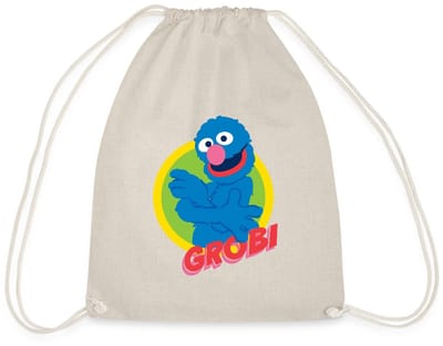 Sesamstraat Grobi Portret Gymtas