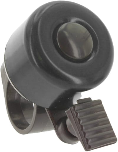 Dailygoods- Fietsbel Mini - Roestvrij Staal - Stijlvolle Bel - Antislip Houder - Luide Beltoon - Afmetingen 3,5 x 5,5 cm - Fietsbelletje