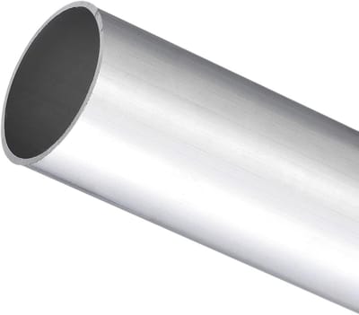 Aluminium Ronde Buis - Aluminium Pijp - Doe Het Zelf Projecten - Naadloos Ontwerp - 38x35x300mm - Zilver