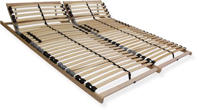 Lattenbodem 180x200 cm (2x 90x200) - verstelbaar hoofdbord - Sleepneo - bedbodem