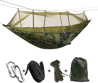 Hangmat voor buiten met muggennet - Ultralicht