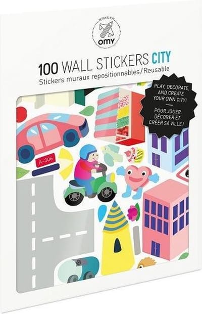 OMY - STICKERS (18x24x0,2cm) - SET OF STICKERS - CITY