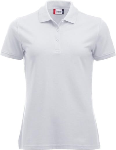 Clique Manhattan Dames Polo Wit maat XS