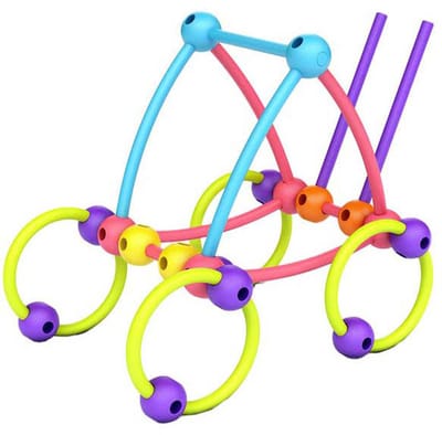 K'nex bouwset Meli Stik 150-delig kleurrijk constructiespeelgoed.