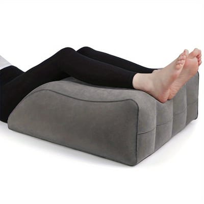 1pc Ergonomische Beenkussen Kussen voor Vrouwen - Hoge Steun, Comfortabele Pasvorm voor Vaatgezondheid & Postpartumzorg, Ademend Synthetisch Rubbermateriaal, Eenvoudig Te Houden met Vlekkenreinigingsinstructies, Ideaal voor Ouderen & Gebruik in de Ve