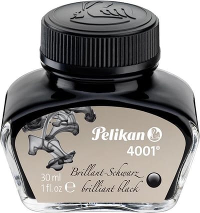 Pelikan - Vulpeninkt 4001 30ml briljant zwart | 12 stuks