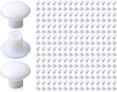 Dailygoods- Gatdoppen 400 Stuks - Ronde Polypropyleen - 5 mm - Voor Boren van Gaten - Voor Schroeven - Voor Meubels - Doppen