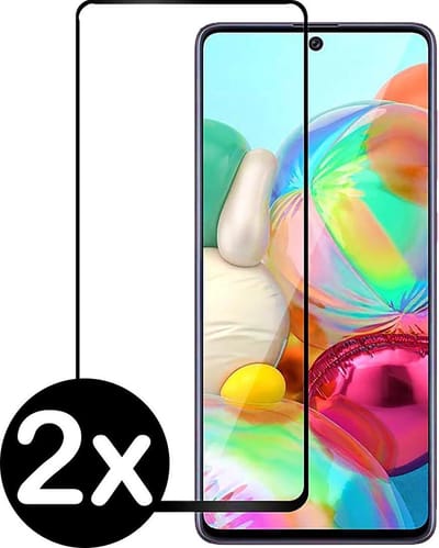 Screenprotector - 2 Stuks - Geschikt voor Samsung Galaxy S10 Lite - Full Cover - Beschermglas - Gehard Glas - Tempered Glass - Screen Protector