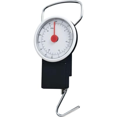 Orion Mechanische Hangende Bagage- en Reisschaal met Ingebouwd 100 cm Meetlint (32 kg Capaciteit)