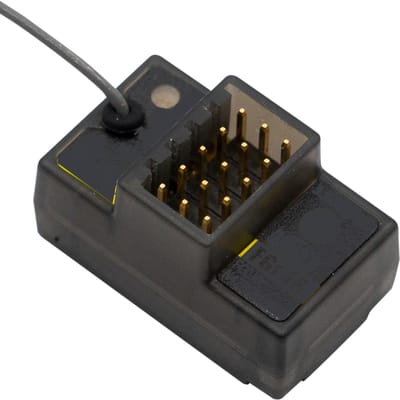 Flysky FGr4B-ontvanger ondersteunt AFHDS3 PL18 NB4 NB4 Lite zenderuitgang PWM PPM i-bus S.BUS zwart