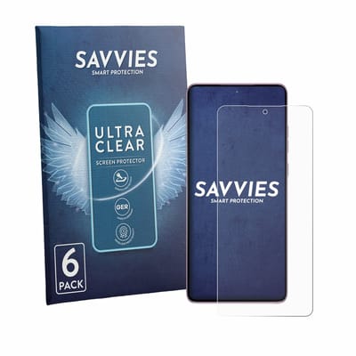 Savvies - Screenprotector voor Motorola Moto G Stylus 5G 2026 - Folie Beschermfolie transparant 6 Stuks