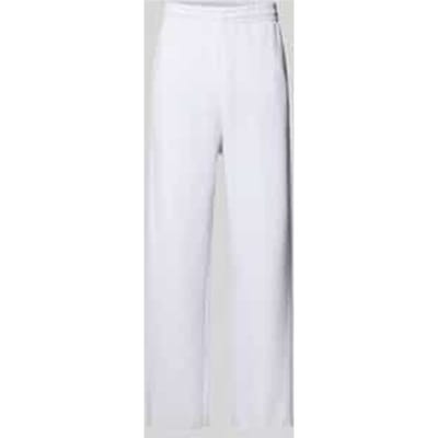 straight leg sweatpants met elastische band