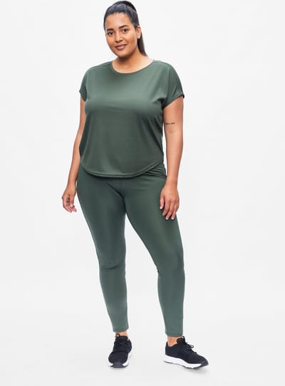 Redmax Sportshirt Dames Perfect - Sportkleding - Geschikt voor Fitness en Yoga - Dry Cool - Groen - 48