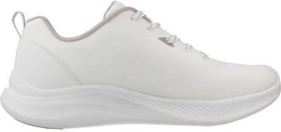 Skechers BOBS Moda Flex Textiel Dames Witte Sneakers