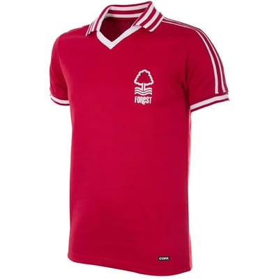 COPA - Nottingham Forest 1976/77 Retro Voetbalshirt - Heren - Rood - L