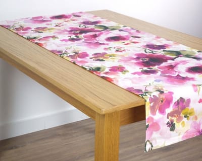 Tafelloper Pichler Flores FU - 50 x 150 cm - Tafellinnen / loper met bloemen