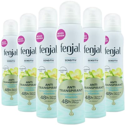 Fenjal Deodorant Spray Sensitive - 6 x 150 ml - Voordeelverpakking