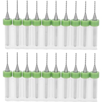 20 Stuks PCB Boor Bit Legering Wolfraamstaal Printplaat Micro Twist Verticale Pons Gereedschapsset