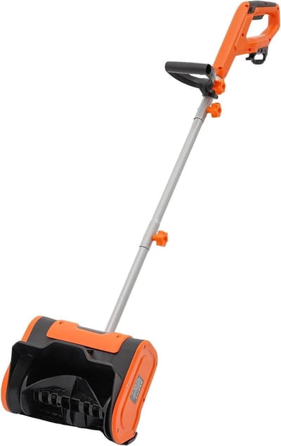 Elektrische Sneeuwblazer - Sneeuwveegmachine Sneeuwruimer - Opritten Schoonmaken - Krachtige 1800W Motor - 32 cm Werkbreedte - Oranje