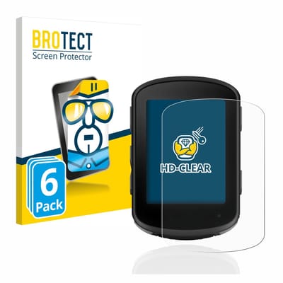 BROTECT - Screenprotector voor Garmin Edge 540 / Edge 840 - Folie Beschermfolie transparant 6 Stuks