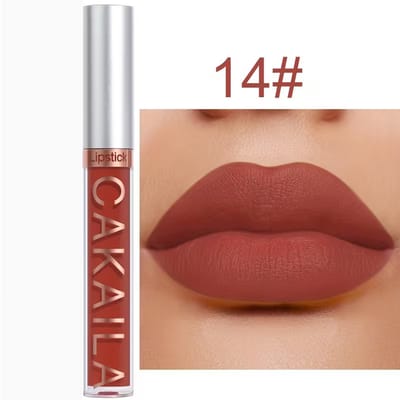 Matte Lippenstift Terracotta Nude – Waterproof Lipstick – Langhoudende Vloeibare Lippenstift – Transferproof Lip Glaze
