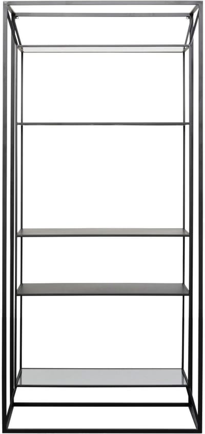 Bookshelf Corinne 200x90cm zwart Kare Design