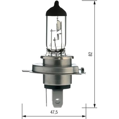 Motorlamp Bosma H4 P43t