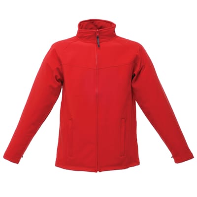 Regatta Heren Uproar Lichtgewicht Softshell-jasje dat tegen de wind bestand is (Klassiek rood/grijs)