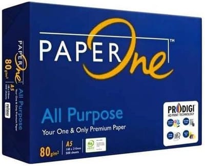 Wit papier A5 21x14,8 cm 80 g/m² - All Purpose - 10 vel